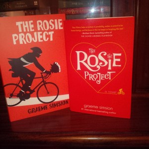 My signed US and AUS versions of 'The Rosie Project'.